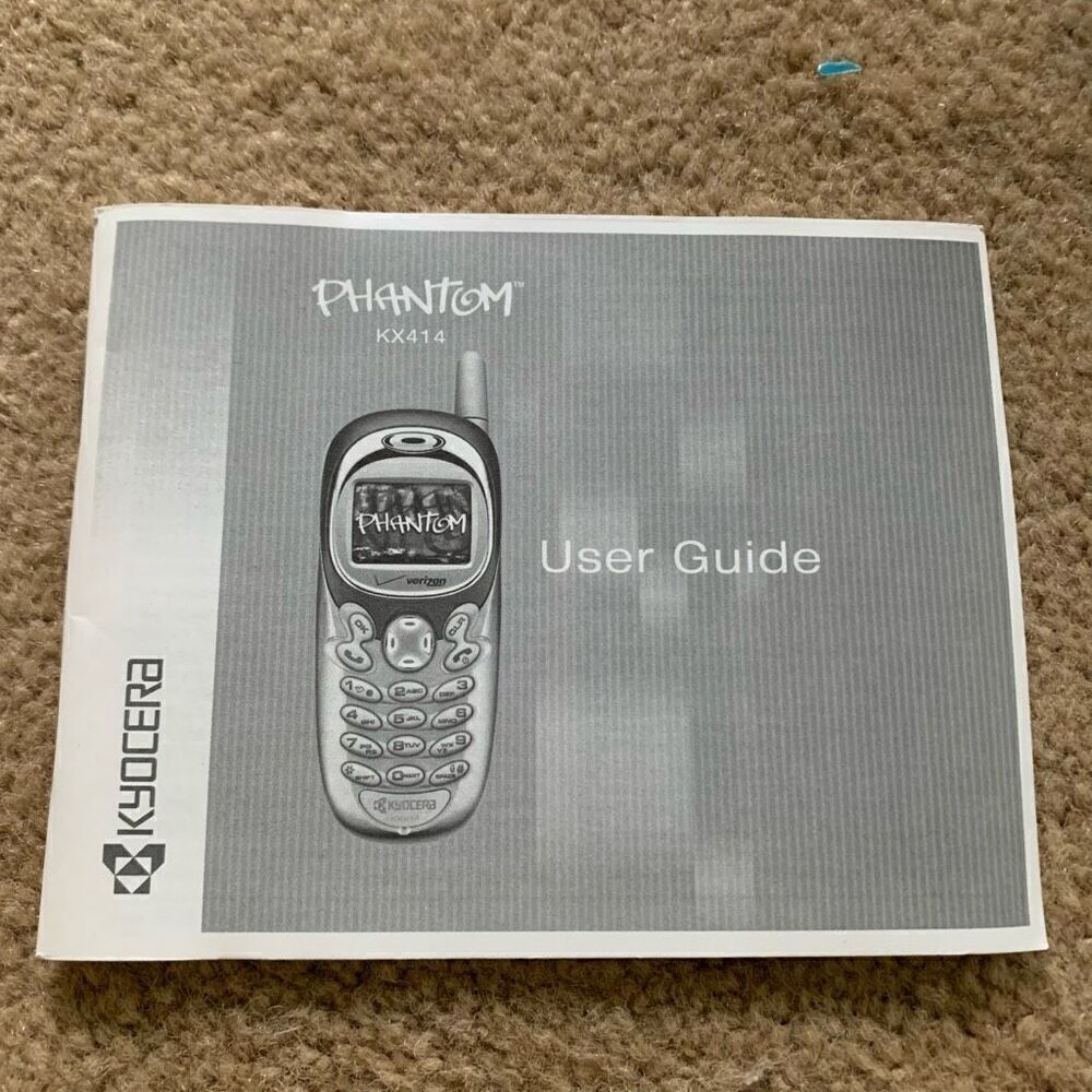 Kyocera Phantom KX414 User Guide English